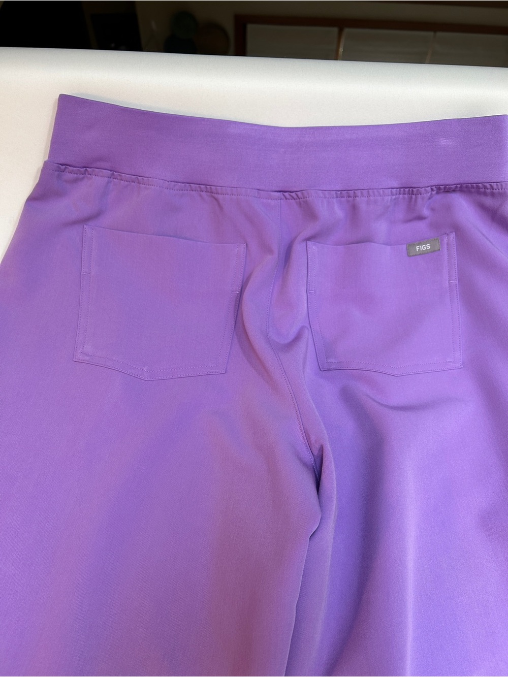 Figs Womens LP Zamora High Waisted Jogger Scrub Pant, PO#3158 Purple/Lilac - Picture 6 of 10